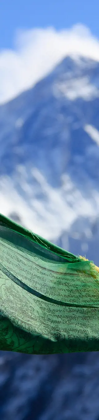 Gebetsfahnen in Nepal